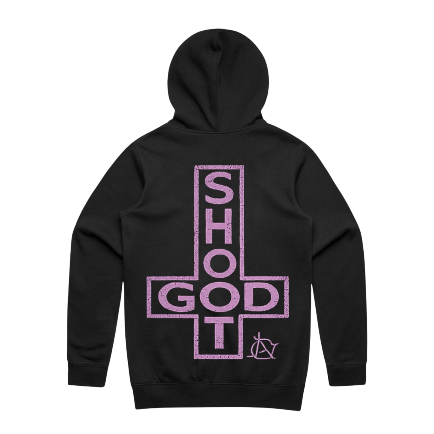 SHOOT GOD Hoodie by Robban Bäck